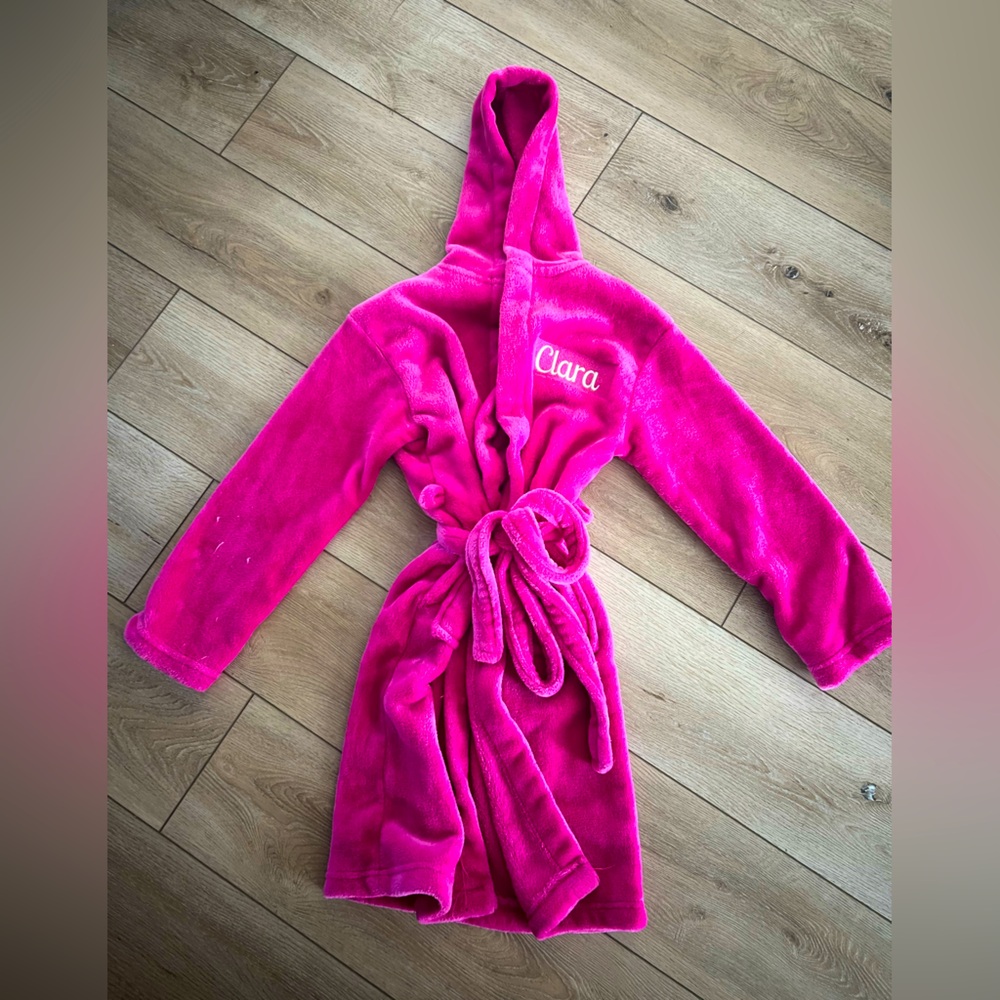 CLARA monogrammed bathrobe
